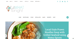 Desktop Screenshot of eatwhattonight.com